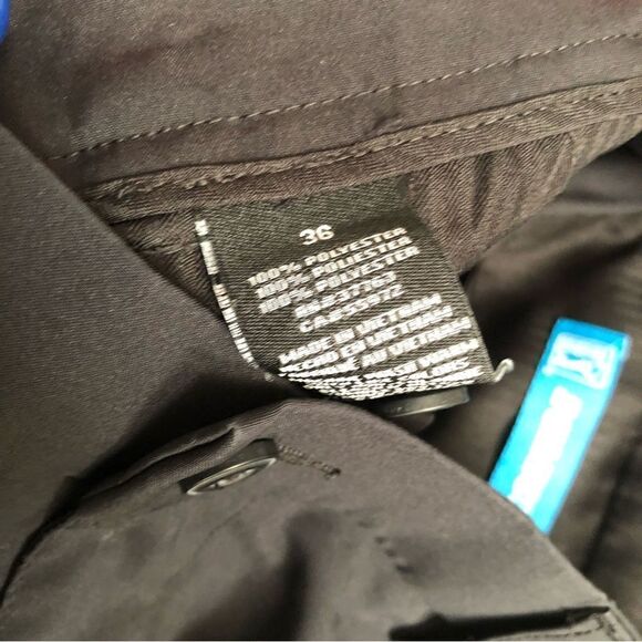 PGA tour mens black flat front shorts size 36 - Picture 6 of 7